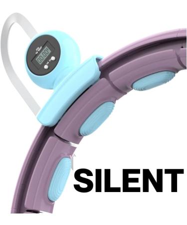Swiss Activa+ Infinity Hoop Smart Weighted Hula Hoop | Exercise Equipment for Women | S4.S Purple Blue - Buy Online on GoSupps.com