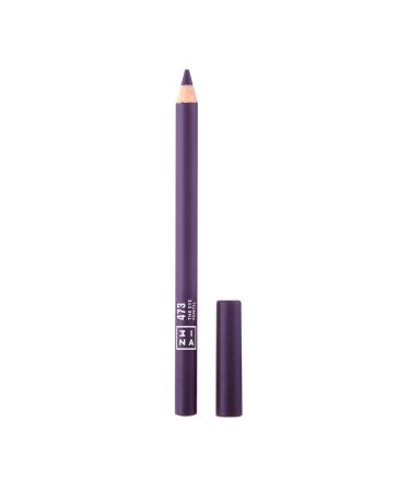 3ina make -up - vegan - cruelty free - the eye pencil 473 - violet - durable formula - highly pigmented - creamy texture - eye pencil with integrated blender - easy to blend - matt finish 473 violet
