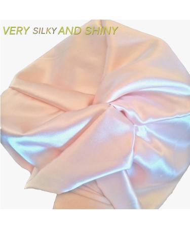 Silk Hair Bonnet for Women - Double Layer Soft Night Cap for Sleeping and Hair Care - Champagne - Buy Online on GoSupps.com