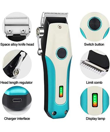 Professional Hair Clippers for Men - Adjustable LED USB Fast Charging Cordless Trimmer - Buy Online on GoSupps.com