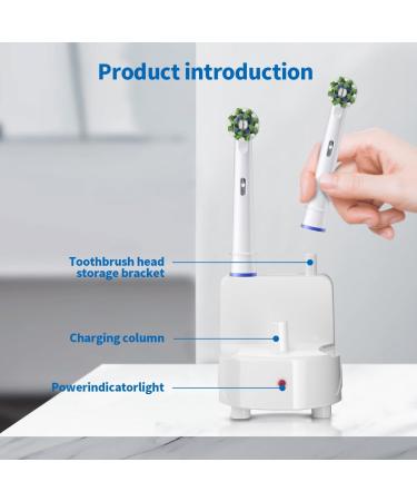 Wall Charger for Oral-B & Braun Electric Toothbrush - Compatible with Most Models (Excludes IO & Pulsonic) | Wireless & Convenient - Buy Online on GoSupps.com