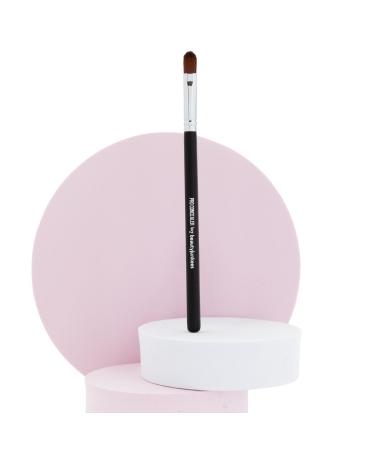 Flat Concealer Brush Under Eye - Small Makeup Brush with Stiff Tapered Synthetic Bristle for Precision Blending Eyes, Brows, Eyelids with Color Corrector, Liquid, Cream, Powder, Minerals, Cruelty Free