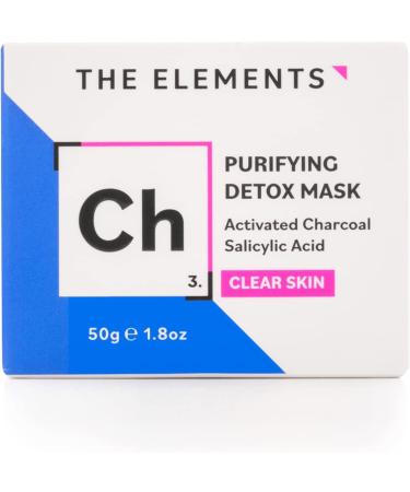 The Elements Purifying Detox Mask a face mask formulated with Activated Charcoal and Amazonian Clays to detox and clear pores 50g - Buy Online on GoSupps.com
