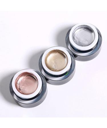 8ml Metallic Glitter Flower Drawing UV Nail Gel Nail Polish Gel Painting Gel Nail Phototherapy Soak Off Gel - (Color: Gold) - Buy Online on GoSupps.com