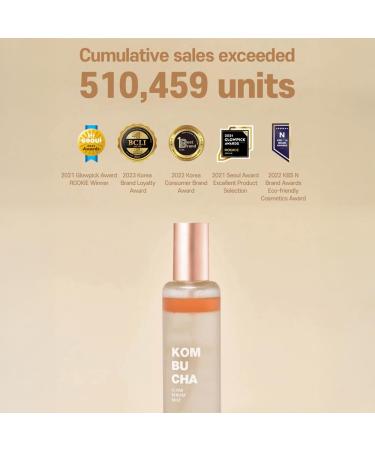 Elishacoy | Kombucha Glow Serum Mist 100 ml / 3.38 fl oz Fermented Kombucha + Peptide Glow Face Mist, Vegan Hydrating & Radiance Spray for All Skin Types/Best Moisturizer for Sensitive and Dry - Buy Online on GoSupps.com