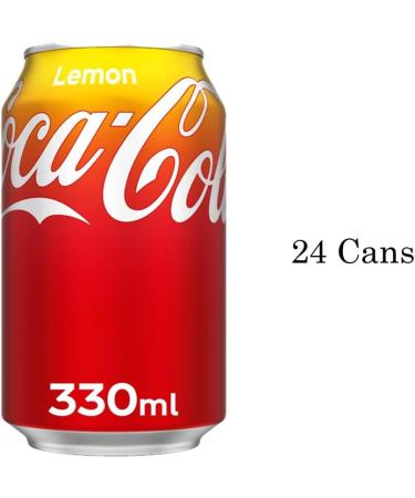 Coco Colaa Lemon 330ml - Sparkling Lemon Flavour Soft Drink with Plant Extracts. (24 Cans(Full Box)) Lemon 24 Cans(Full Box) - Buy Online on GoSupps.com