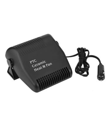 Car Heater Defroster 12V Cooling Fan Heater 2 in 1 Portable Fast Heating Low Noise Car Ceramic Heating Windshield Defroster Demister