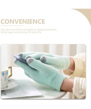 FRCOLOR 1 Pair Gel Gloves Silicone Gloves Grooming Gloves Hydrating Lotion Gloves for Dry Cracked Hands Repair Gloves Hydrating Gloves Dry Cracked Hands Cover Hand Caring Tool Gels Gloves 20X13CM - Buy Online on GoSupps.com