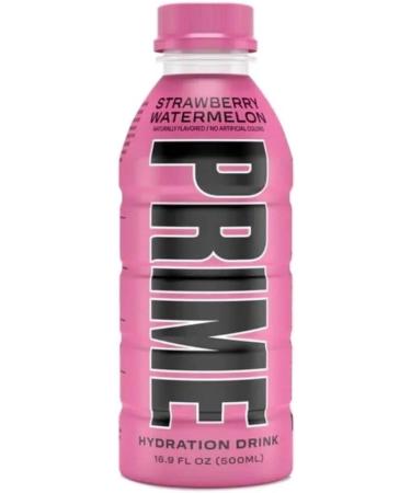 PRIME Hydration Sports Drink by Logan Paul & KSI Strawberry Watermelon 12 x 500ml Bottle - Buy Online on GoSupps.com