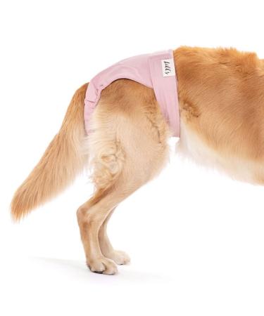 Lill's fuse pants for bitches with flexible closure washable organic cotton extra absorbent no extra insoles necessary from XS to XXL (L: 52-77cm waist size pink berry (pink)) l: 52-77cm waist circumference pink berry (pink)))