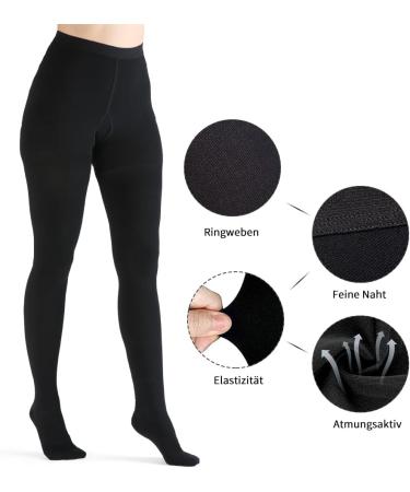 Buy Varcoh Compression Leggings for Women | Class 2 Compression Stockings for Men | Medical Tights for Pregnancy & Varicose Veins | XXL Size Available - Buy Online on GoSupps.com