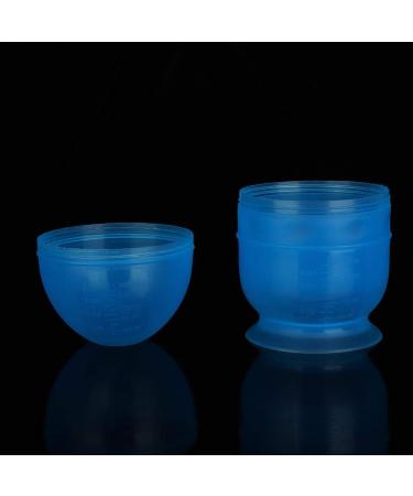 Air Styling Tool - Food Grade Plastic Hair Dyeing Shaker Cup & Bowl for Professionals | Salon & Barber Use - Blue - Buy Online on GoSupps.com