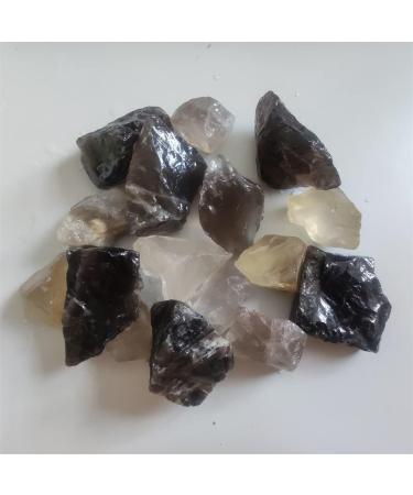 Diffuser Oils Stone Natural Smoky Quartz Crystal Gemstone Rock Specimen Reiki DIY Rough Stone Collect - (Color: 1000g Size: 2-5cm) Natural Stones and Minerals - Buy Online on GoSupps.com