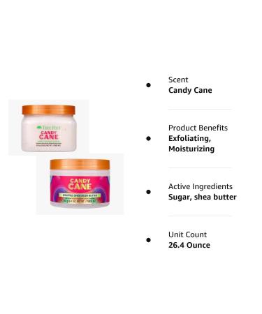 Tree Hut Candy Cane Holiday Gift Set: Shea Sugar Scrub & Whipped Body Butter (26.4 oz) - Buy Online on GoSupps.com