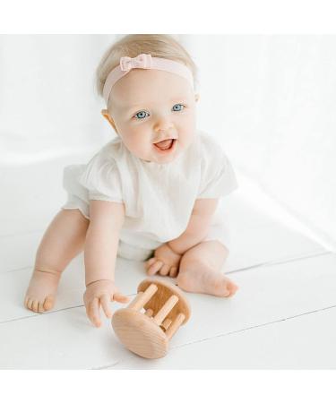 Montessori Toys for Babies | Organic Wooden Bell Rattles | Fun & Intellectual Baby Shower Gifts - Y-WJ04 - Buy Online on GoSupps.com