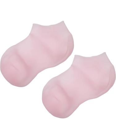 VOCOSTE 1 Pair Moisturizing Gel Socks Cracked Foot Care Protector Ankle Silicone Socks Pink L Size - Buy Online on GoSupps.com