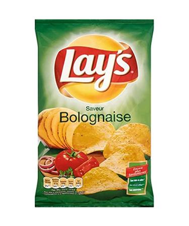 Lay's Lay's Chips Bolognese Flavour 130g (Pack of 10)