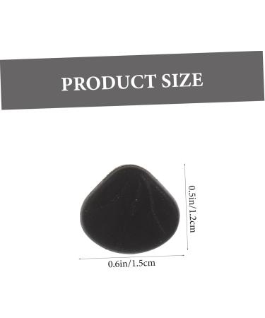 Osaladi 14 Pairs Anti-Slip Glasses Holders Small Anti-Drop Pebble Gel Ear Pads for Kids & Adults Black & White Frame Hooks - Buy Online on GoSupps.com