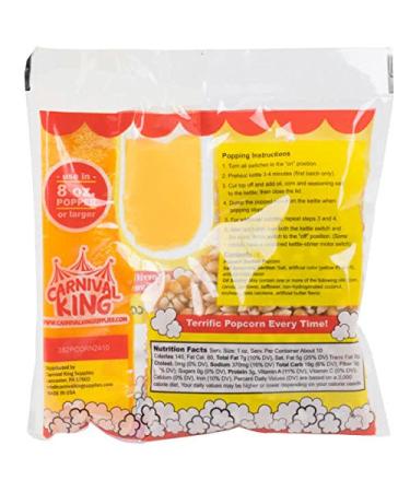 Carnival King All-In-One Popcorn Kit for 8-10 Ounce Poppers - 24/Case - Bulk Popcorn Supplies - Buy Online on GoSupps.com
