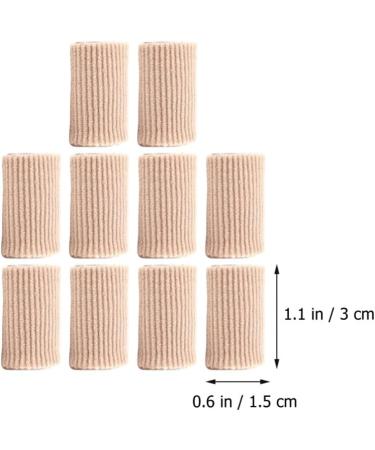 10PCS Toe Tubes Sleeves for Bunion Relief and Toe Protection - 3 Sizes - Buy Online on GoSupps.com