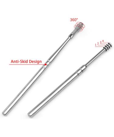 6 Pcs Stainless Steel Ear Pick Earwax Removal Kit with Storage Box - Buy Online on GoSupps.com