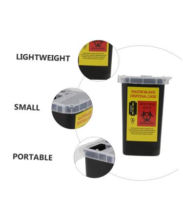 Beavorty 6 STK Klinge Storage Box - Sharp Disposal Container for Razor & Cutter - Break-Recycling Case for Shaving & Plastic Trash - Buy Online on GoSupps.com