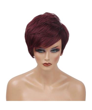 Wig Women Short Red Cosplay Brazilian Synthetic Curly Women Wavy Hair 50s 60s 70s 80s