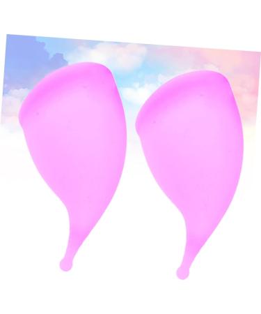 JECOMPRIS Menstrual Cup - 2pcs Silicone Period Cup for Women - Medical Grade Violet Purple - Eco-Friendly & Comfortable - Buy Online on GoSupps.com
