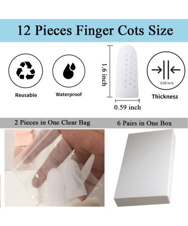 NWSOJ Big Toe Protectors - 12 Pcs White Silicone Covers for Women and Soft Gel Caps for Men - Pain Relief from Corns, Blisters, Ingrown Toenails - Buy Online on GoSupps.com