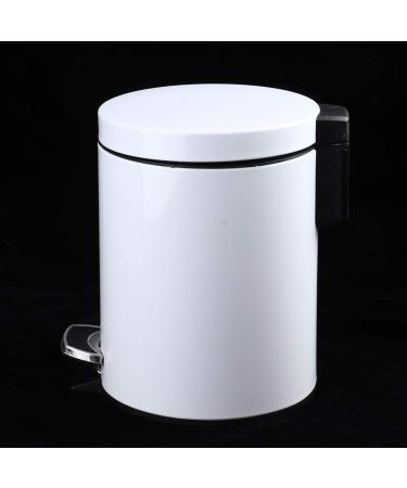 Trash Can 5L Large Capacity Personalized Stylish with Stainless Steel Step for Office Bathroom Kitchen Hotel Garbage Container - Buy Online on GoSupps.com