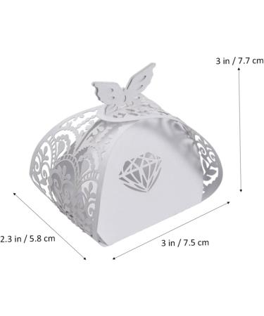 EXCEART 50pcs Boxes Chocolate Boxes Baptism Favor Boxes Wedding Boxes Candy Box Carton medium White - Buy Online on GoSupps.com