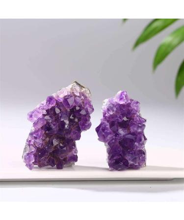 Meditation Home Natural Quartz Amethyst Cluster Healing Stones Specimen Home Decoration Crafts Purple Crystal Mineral Sample 1Pcs Crystal Cluster (Color : Crystsl Cluster Size : 30-40g) 30-40g Crystsl Cluster - Buy Online on GoSupps.com