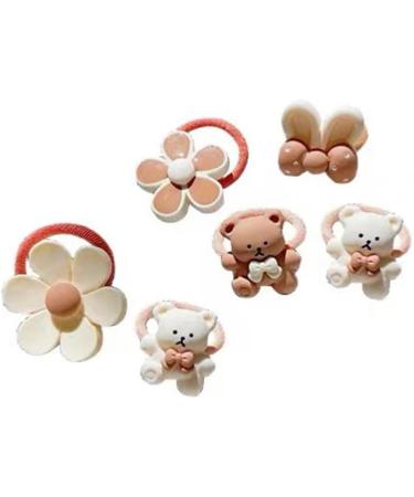 20 Pieces/set Hair Rings Elastic Hair Bands Cute Cartoon Kids Headwear Hair Ties Great Birthday Gift for Girls Toddlers 1 - Buy Online on GoSupps.com