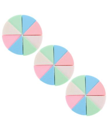 minkissy 3 Sets Triangular Sponge Puff Triangle Sponge Powder Puff Finger Setting Powder Puff Powder Puffs Girls Makeup Foundation Latex Makeup Sponge for Women Sector Miss Wedges Emulsion