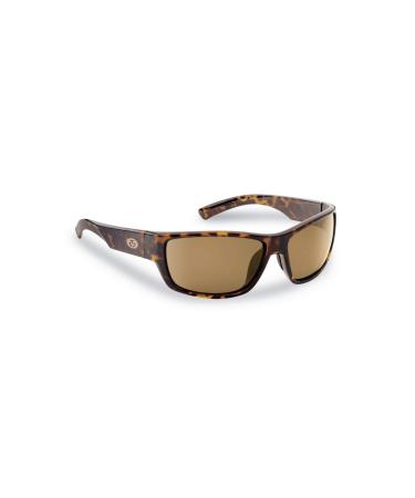 Flying Fisherman Matecumbe Polarized Sunglasses with AcuTint UV Blocker for Fishing and Outdoor Sports Tortoise Frames/Amber Lenses