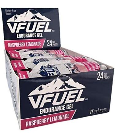 VFuel Endurance Gel 24 Pack - Raspberry Lemonade Flavor - Buy Online on GoSupps.com