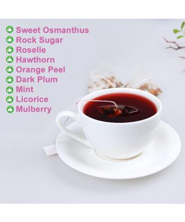 100% Natural Sweet Sour Plum Juice Tea Bag 500g/17.6oz (10g*50bags) fleur de laurier fleur de Roselle aub pine r glisse m rier corce d'orange tisane naturelle la menthe tisane combin e  - Buy Online on GoSupps.com