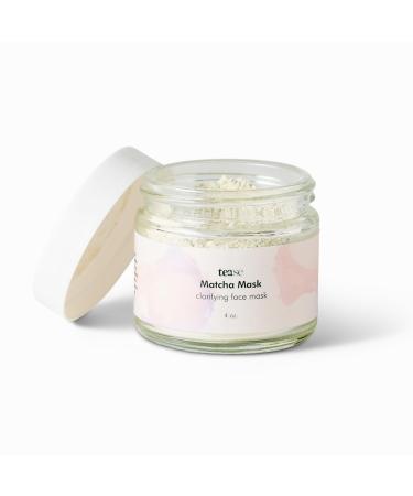 Tease Clarifying Matcha Face Mask Powder Tea - Anti Aging Exfoliating & Moisturizing Facial for Wrinkles Blackheads Nourishing Hydrating Detoxing Pore Minimizer Soft Glowing Complexion 4 Oz
