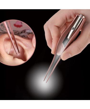 Baby Ear Tweezers Swordfish Shape with Light - Ear Wax Removal Tool for Kids & Family - Green - Buy Online on GoSupps.com