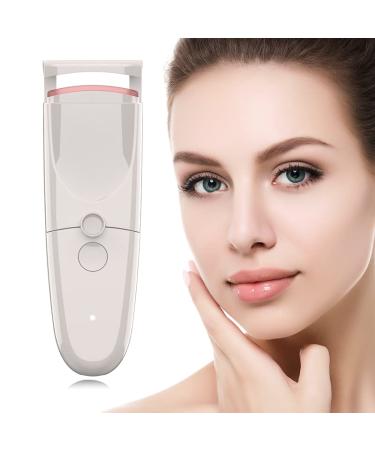 Heated Eyelash Curlers Heated Lash Curler USB Rechargeable Electric Eyelash Curler for Wonderful Lashes in Seconds Natural Curling and 24 Hours Long Lasting