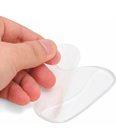 Rosenice Silicone Gel Heel Pads - Self-Adhesive Cushion Liners for High Heels - Transparent Heel Protection (1 Pair) - Buy Online on GoSupps.com