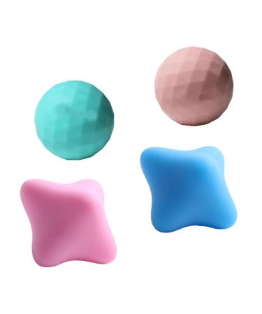 Tovinanna 1 sentence 4st fascia ball massage ball fitness ball hand massager Physical exercise foam foot massager massage devices Fascia balls deep massage bum meridian ball gymnastics ball