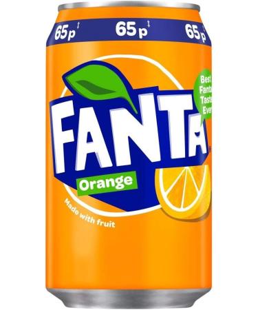 Coca Cola Fanta Orange Can 330ml - Pack of 1 - Buy Online on GoSupps.com