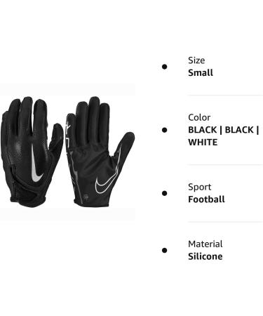 Buy Nike Vapor Jet 7.0 Football Gloves - Black & White Size S | International Shipping - Buy Online on GoSupps.com