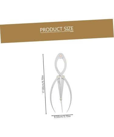 FOMIYES Eyebrow Shaper Ruler Measure Ruler Eyebrow Drawing Tool Template Positioning Ruler Stainless Steel - Buy Online on GoSupps.com