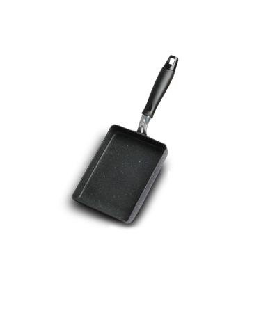 SKINII Pan Frying PanBlack Non-Stick Pan Fry Egg Pan Pancake Kitchen Pot Use for Gas Cooker (Color : Schwarz)
