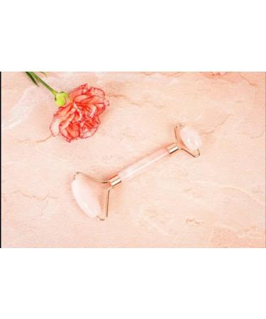 AD Arts Rose Quartz face Roller | Certified Natural Hand-Cut Jade Stone | Face Roller Skin Care | Improves Blood Circulation
