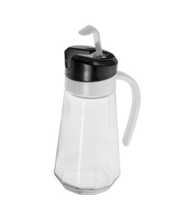 Zerodeko Large Capacity Oil Pot Oil Holder 1pc Oil Can Plastic Vinegar Glass Creative Oil Bottle Vinegar Bottle
