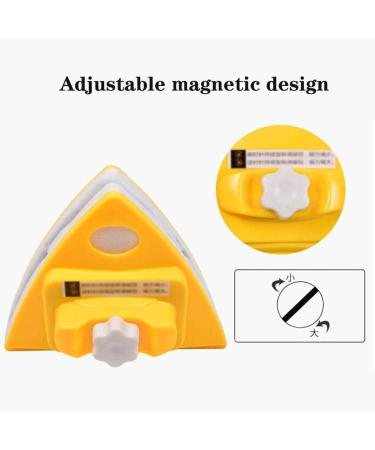 Household Cleaner Double-Side Magnetic Glass Cleaner Wiper Cleaning Cotton for Window Suitable for Home Office Car Glass 4-30 mm - Buy Online on GoSupps.com