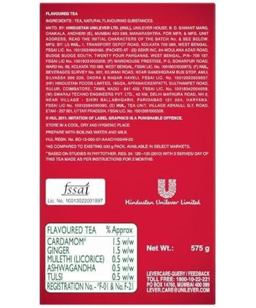 Brooke Bond Red Label Natural Care Tea 500g - Buy Online on GoSupps.com